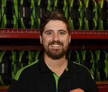 Dylan Pahle, team member at SERVPRO of South Williamson County