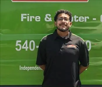 Josiah, team member at SERVPRO of Rockingham and Augusta Counties
