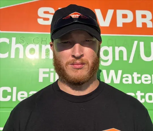 Jerod Rivera, team member at SERVPRO of Champaign / Urbana