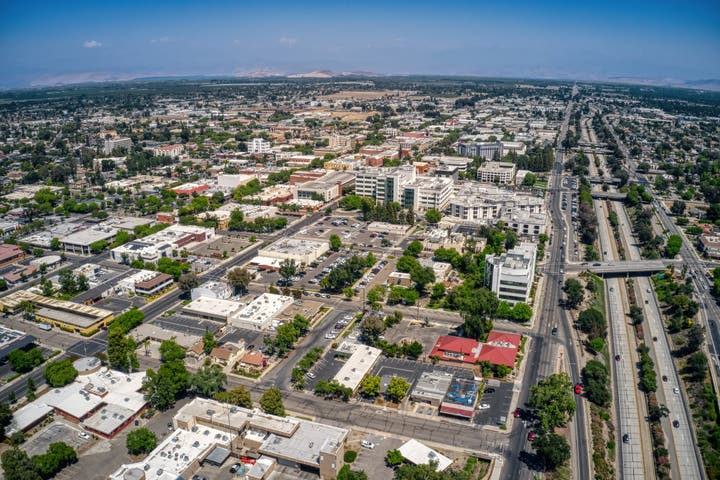 Map Visalia
