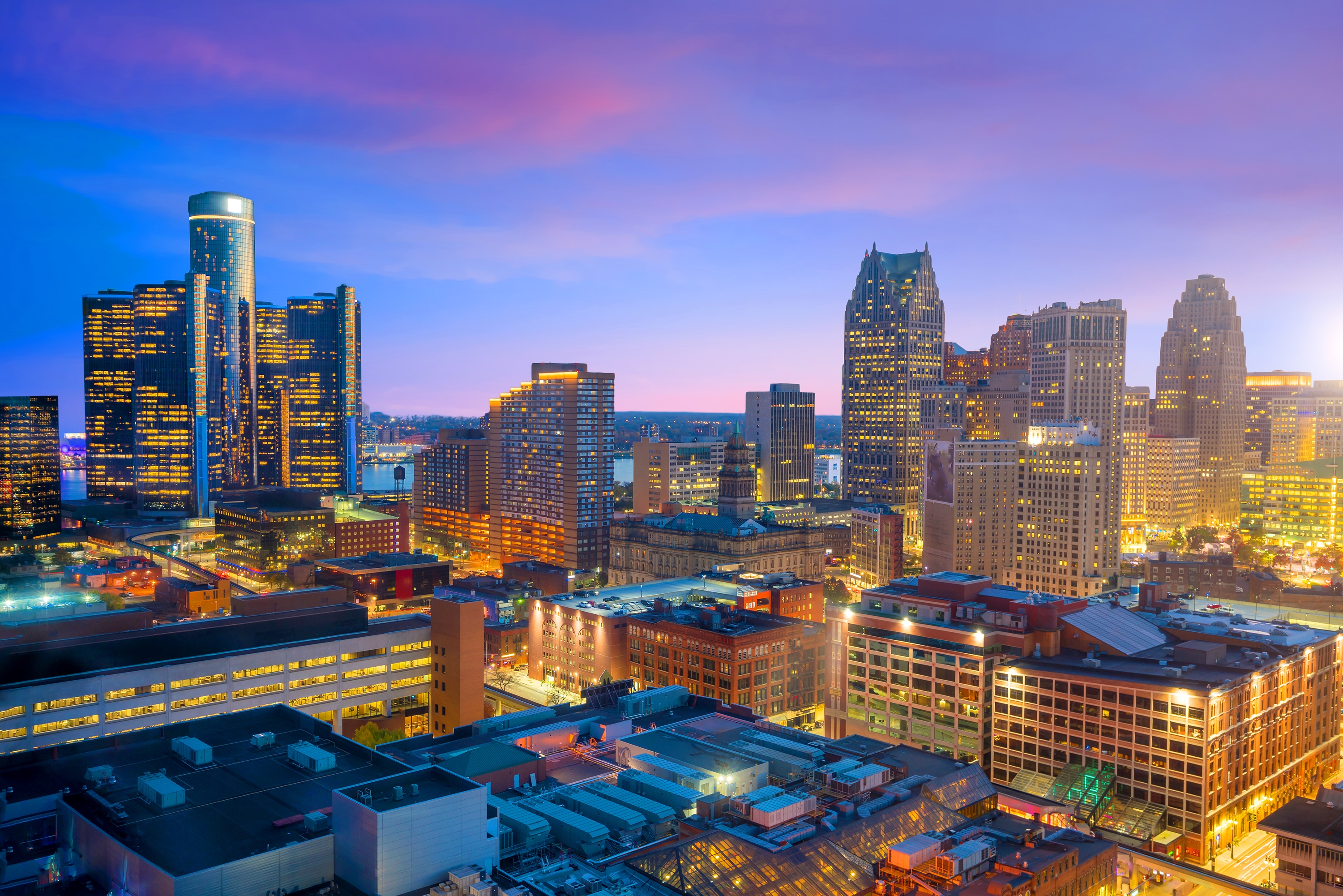 Skyline of Detroit