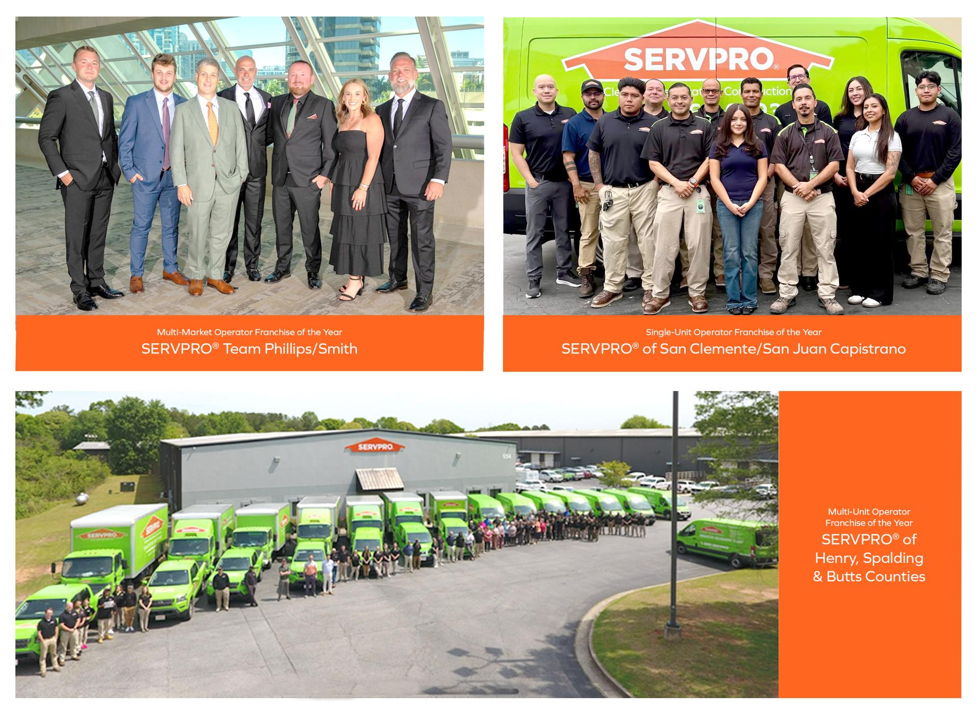 SERVPRO Honors Three Outstanding Teams as 2025 Franchise of the Year Winners